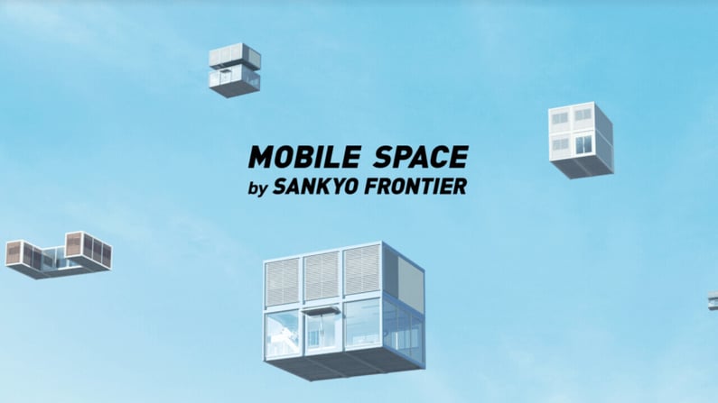 Modular spaces by Sanko Frontier floating in space